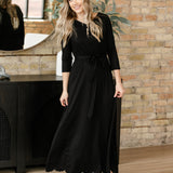 Lydia Button Front Maxi Dress