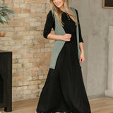 Lydia Button Front Maxi Dress