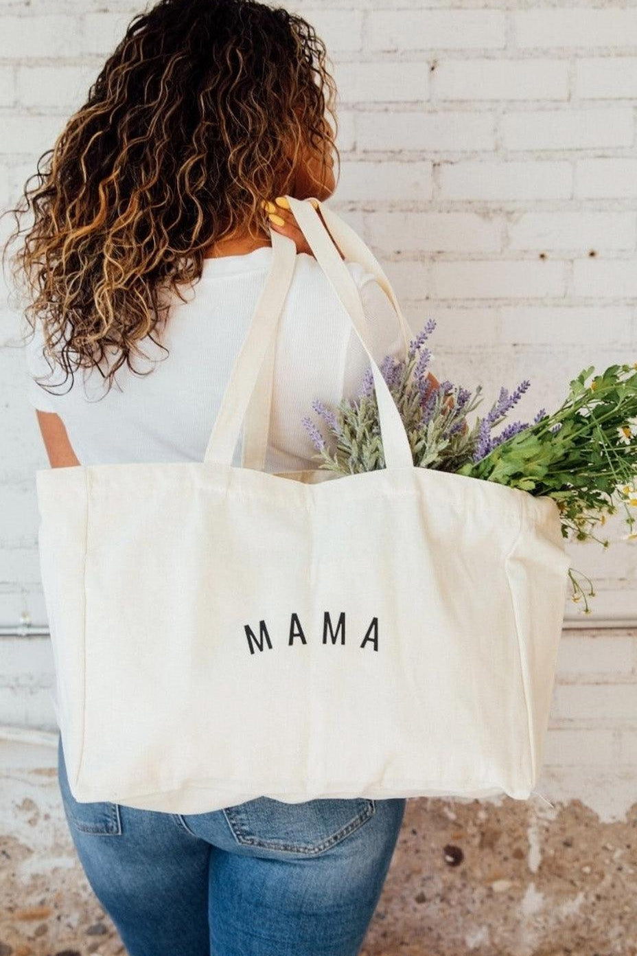 Mama Canvas Tote Bag - Milk & Baby 