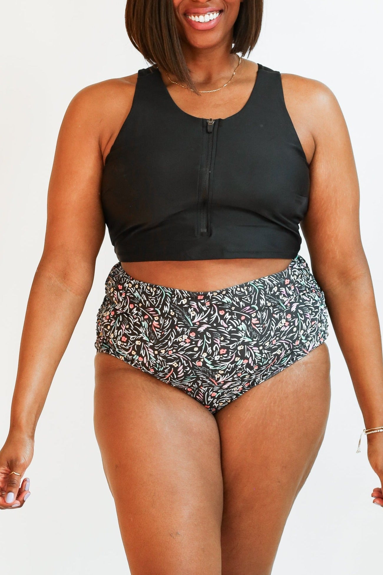 Full Coverage High Waist Bikini Bottoms | Milk & Baby