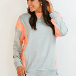 Color Block Nursing Lightweight Sweatshirt | Milk & Baby