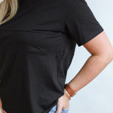 Full Zip Breastfeeding Tee