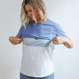 Full Zip Breastfeeding Tee