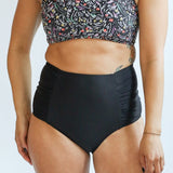 Moderate Coverage High Waist Bikini Bottoms