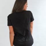 Full Zip Breastfeeding Tee