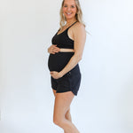 Maternity Athletic Shorts | Black Milk & Baby