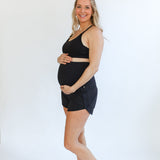 Maternity Athletic Shorts | Black Milk & Baby