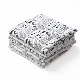 Organic Muslin Swaddle | Stars | Milk & Baby 