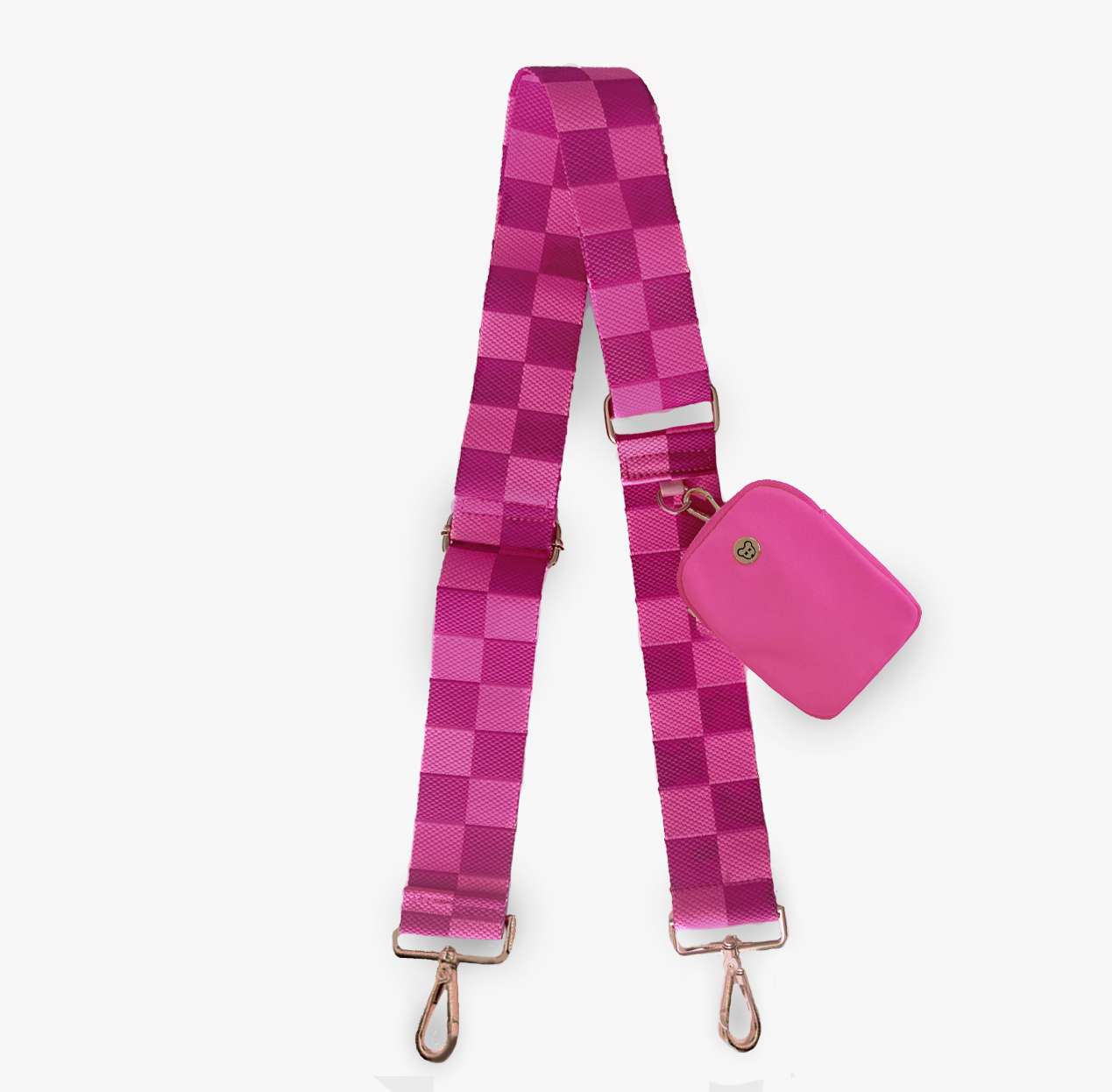 citymini Hot Pink/Maroon Checker Strap Milk & Baby