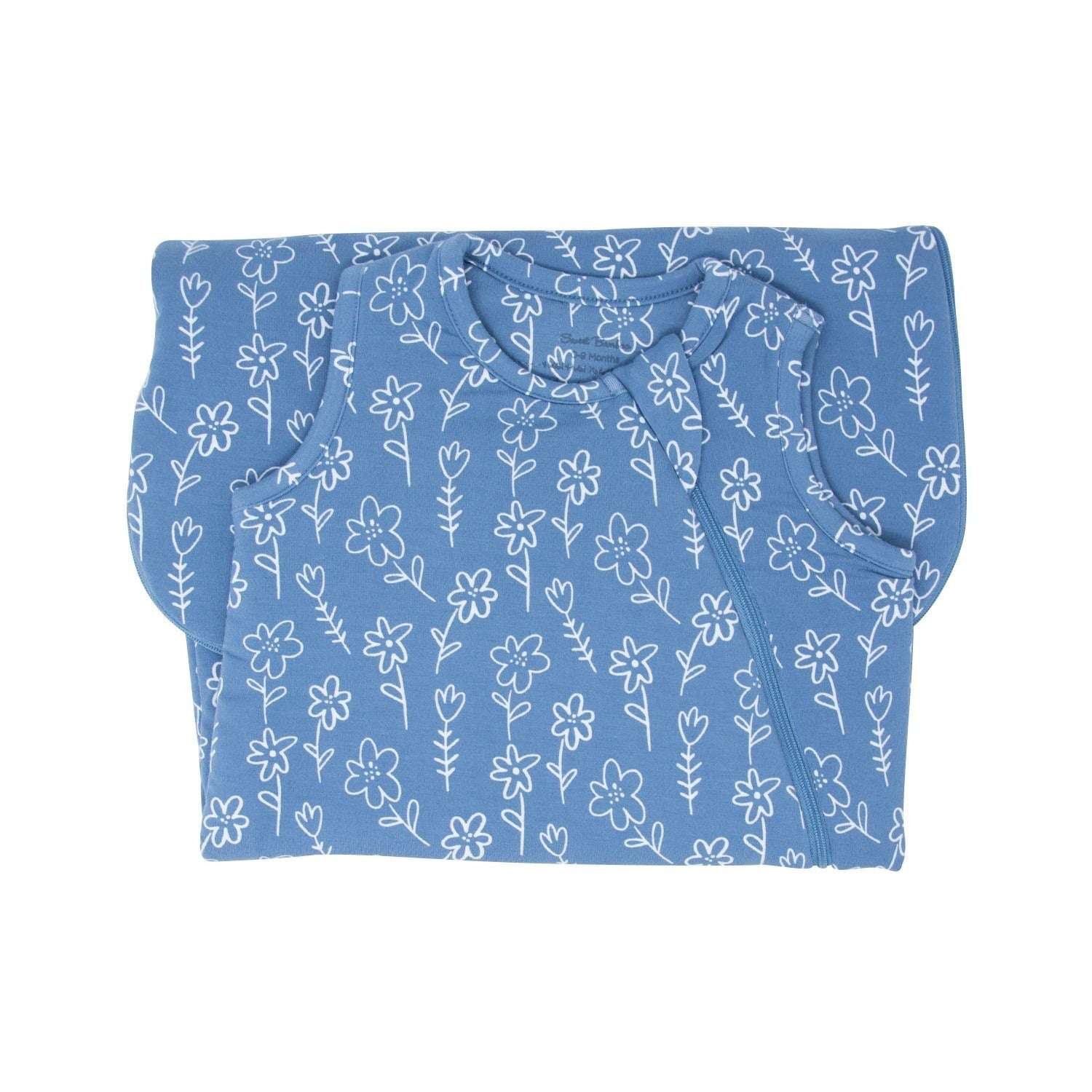 Blue Doodle | 1.5 TOG Sleep Sack Milk & Baby