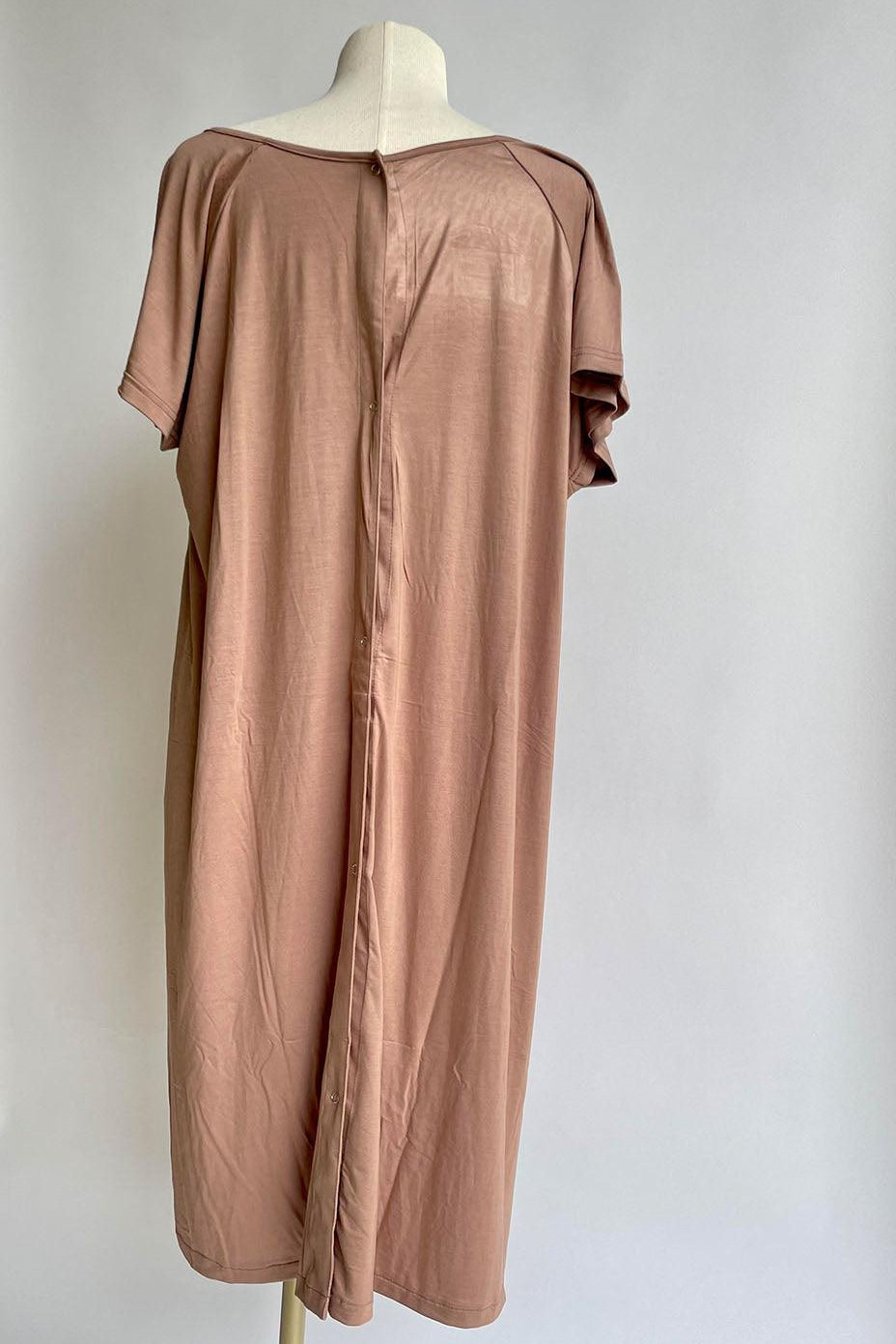 Soft as Butter Labor & Delivery Gown in Mocha - Milk & Baby 