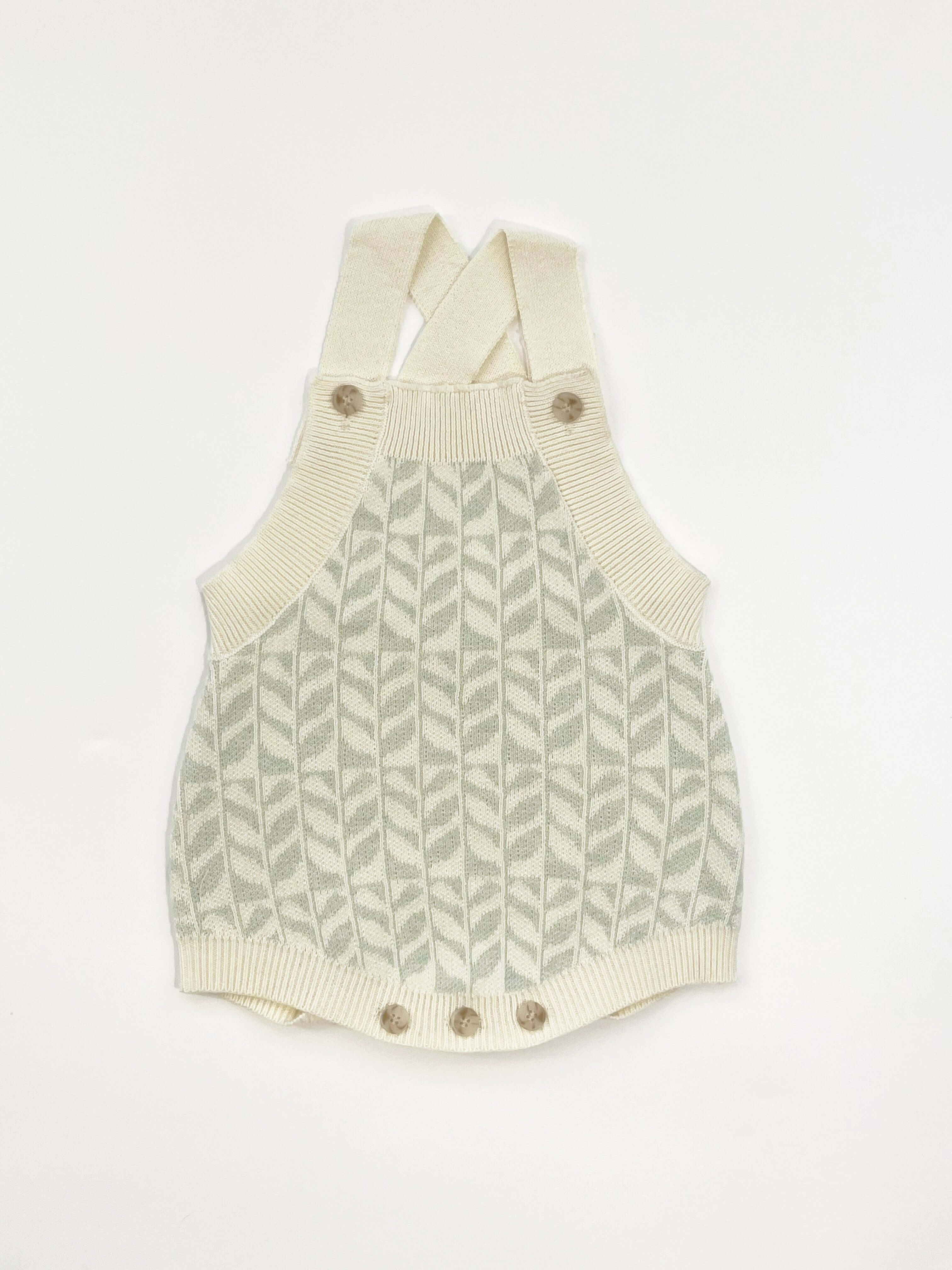 Luna + Luca Sprouts Romper | Milk & Baby