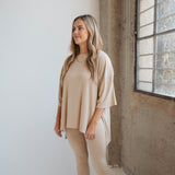 Tan Ribbed | Women's Everyday Set