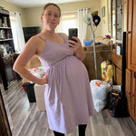 Journey Hands Free Pumping Lounge Dress | Lavender Milk & Baby