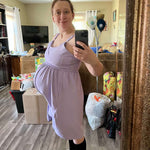 Journey Hands Free Pumping Lounge Dress | Lavender Milk & Baby