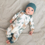 Christmas Deer Pine Bamboo Romper