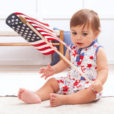 Patriotic Sleeveless Shortie Romper | Milk & Baby