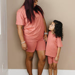 Bamboo Bike Shorts & Tee Daywear Set | Mom Milk & Baby