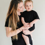 Bamboo Bike Shorts & Tee Daywear Set | Mom Milk & Baby