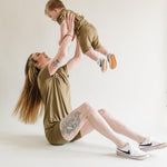 Bamboo Bike Shorts & Tee Daywear Set | Mom Milk & Baby