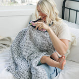 Zip & Switch Nursing Cover - Rose & Gingham